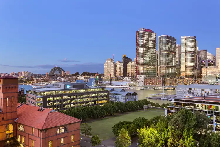 Main view of Homely apartment listing, A805/24-26 Point Street, Pyrmont NSW 2009