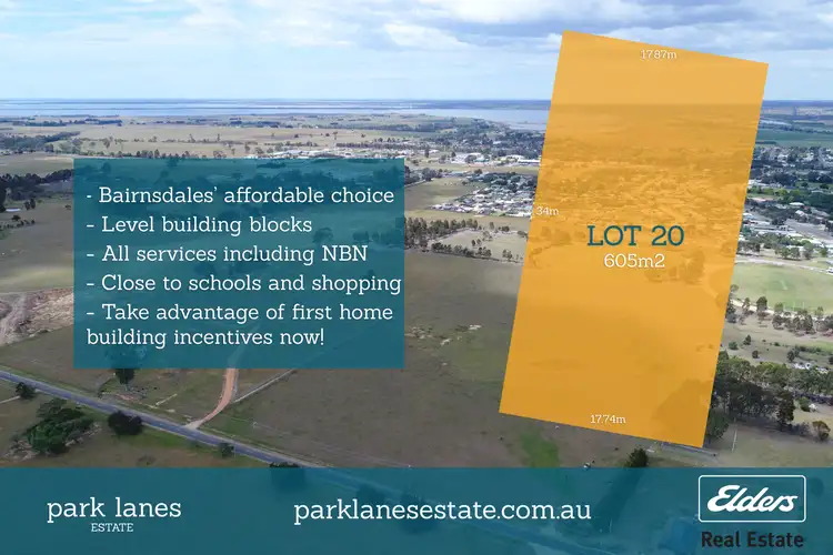 Main view of Homely land listing, LOT 20 Park Lanes Estate, Lucknow VIC 3875