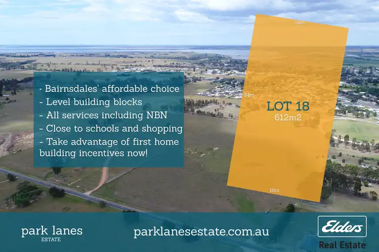 Main view of Homely land listing, LOT 18 Park Lanes Estate, Lucknow VIC 3875