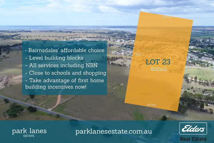Main view of Homely land listing, LOT 23 Park Lanes Estate, Lucknow VIC 3875