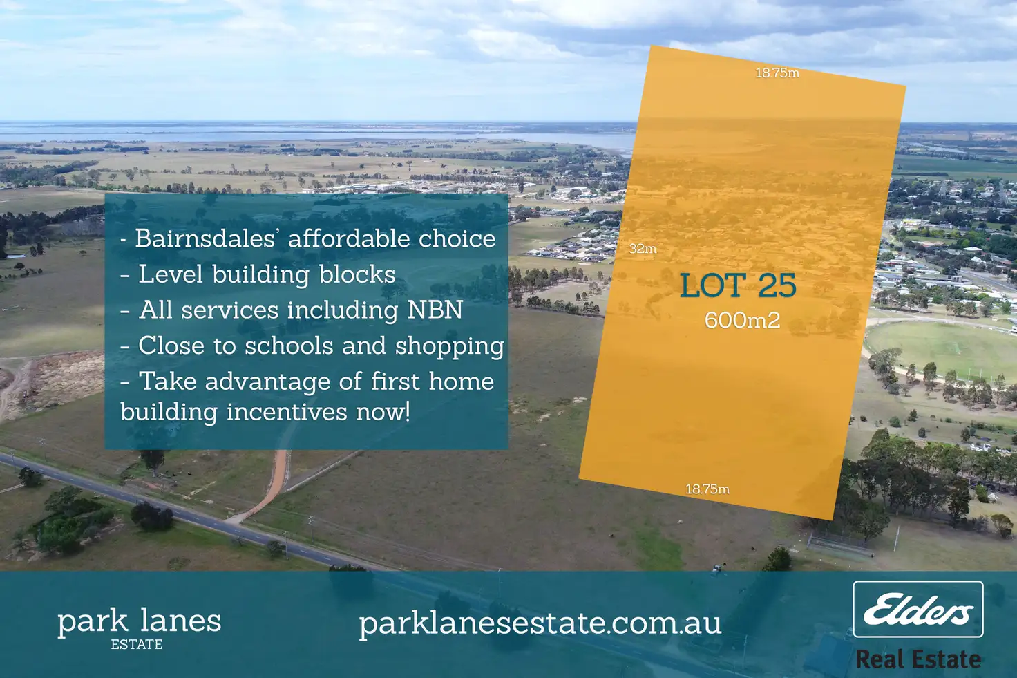 Main view of Homely land listing, LOT 25 Park Lanes Estate, Lucknow VIC 3875