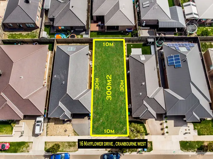 Main view of Homely land listing, 16 Mayflower Drive, Cranbourne West VIC 3977