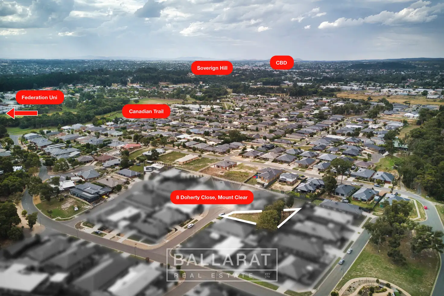 Main view of Homely land listing, 8 Doherty Close, Mount Clear VIC 3350