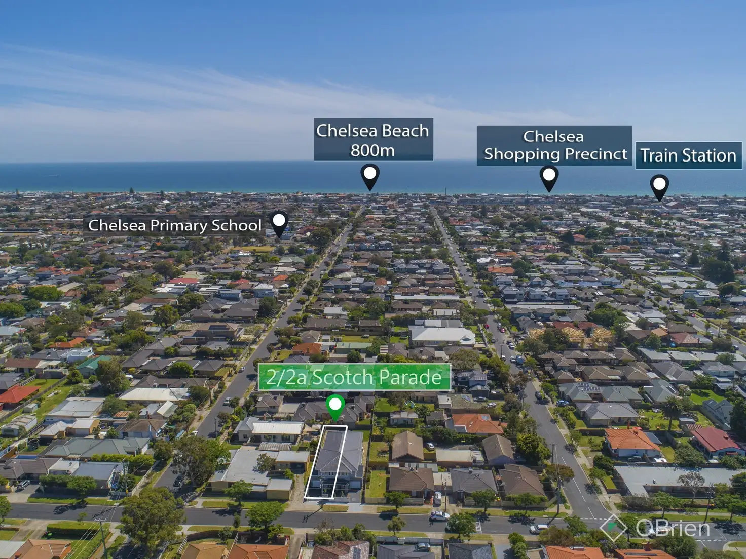 Main view of Homely townhouse listing, 2/2A Scotch Parade, Chelsea VIC 3196