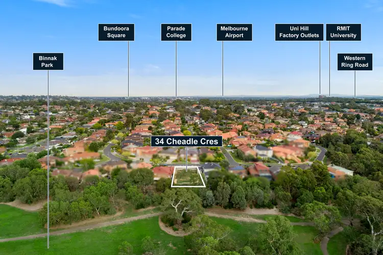 Third view of Homely land listing, 34 Cheadle Crescent, Bundoora VIC 3083
