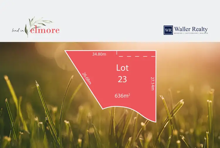 Main view of Homely land listing, LOT 23 Dowell Court, Elmore VIC 3558