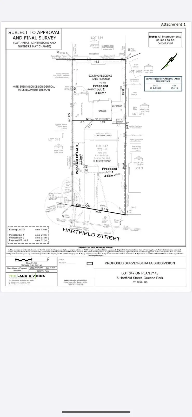 Second view of Homely land listing, 5a Hartfield Street, Queens Park WA 6107