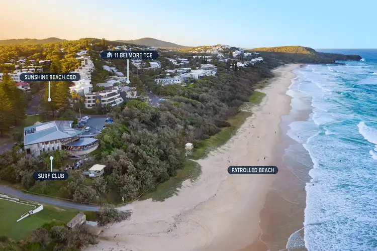 Main view of Homely apartment listing, 1/11 Belmore Terrace, Sunshine Beach QLD 4567