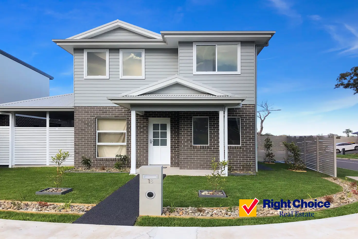Main view of Homely semi-detached listing, 18 Stewards Drive, Kembla Grange NSW 2526
