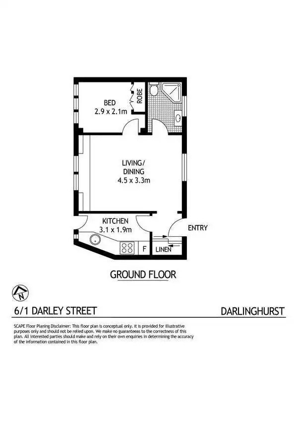 Fourth view of Homely apartment listing, 6/1 Darley Street, Darlinghurst NSW 2010