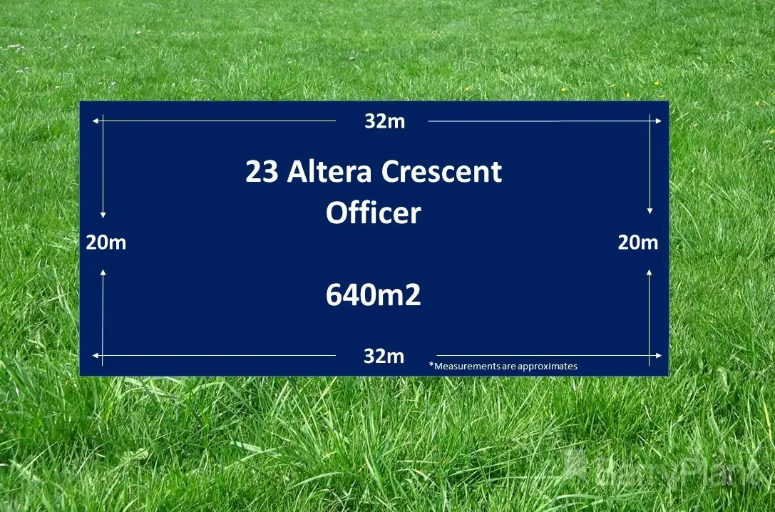 Main view of Homely land listing, 23 Altera Crescent, Officer VIC 3809