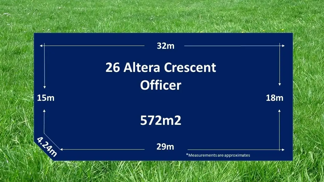 Main view of Homely land listing, 26 Altera Crescent, Officer VIC 3809