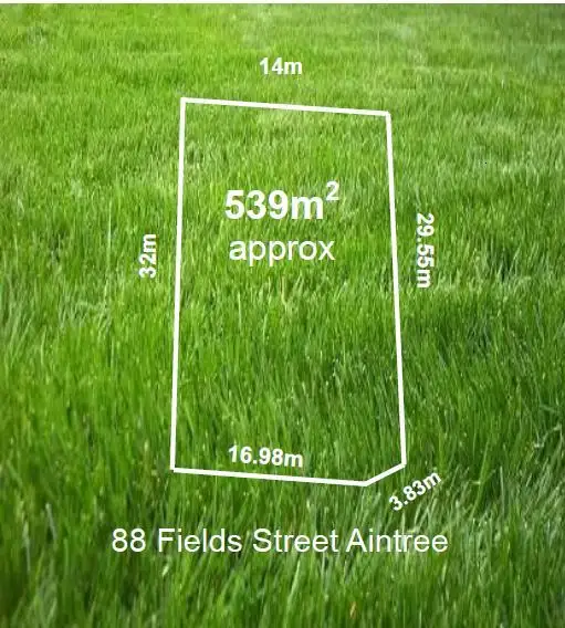 Main view of Homely land listing, 88 Fields Street, Aintree VIC 3336