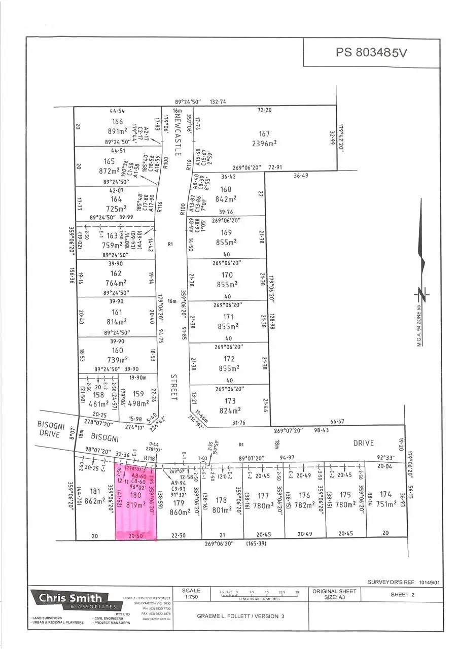 Main view of Homely land listing, LOT 180 Bisogni Drive, Cobram VIC 3644