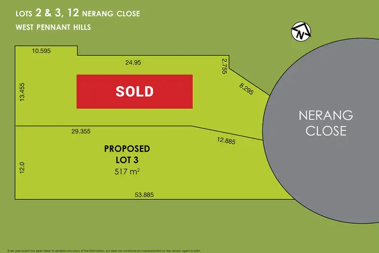 Main view of Homely land listing, LOT 2, 12 Nerang Close, West Pennant Hills NSW 2125