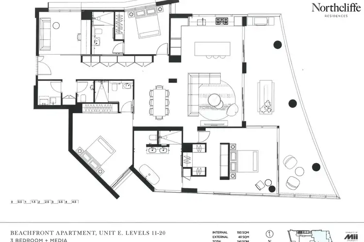 Fifth view of Homely apartment listing, 1301/3 Northcliffe Terrace, Surfers Paradise QLD 4217