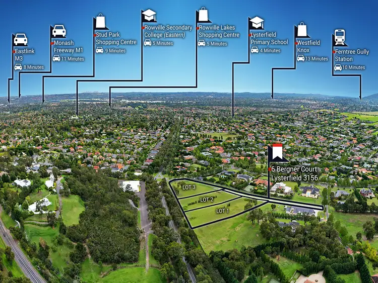 Second view of Homely land listing, LOT 1, 6 Bergner Court, Lysterfield VIC 3156