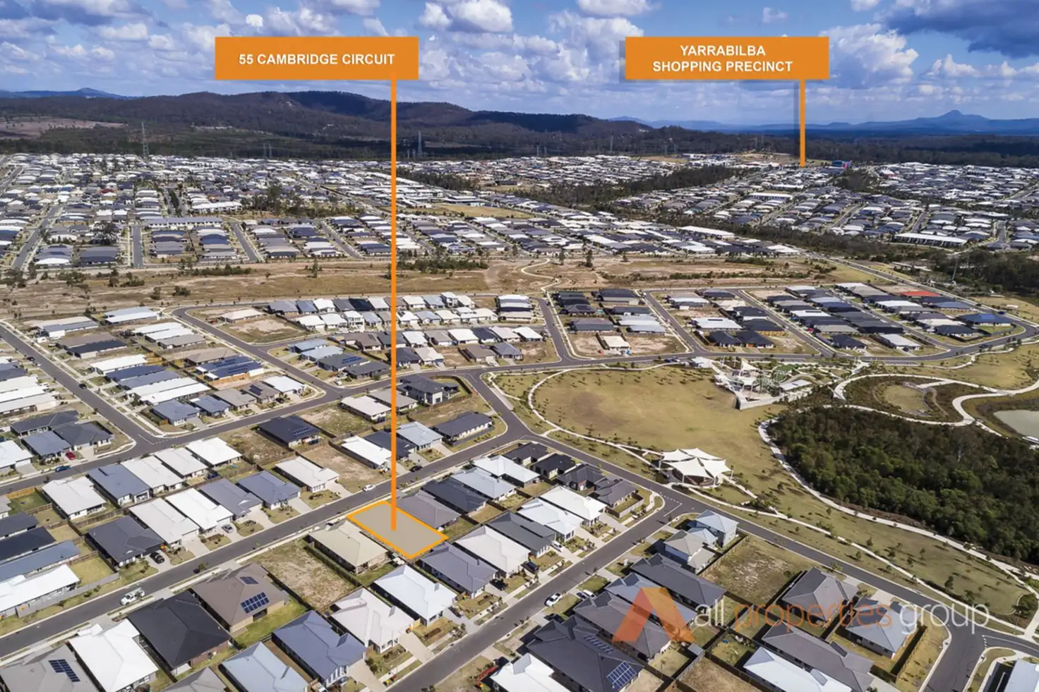 Main view of Homely land listing, 55 Cambridge Circuit, Yarrabilba QLD 4207