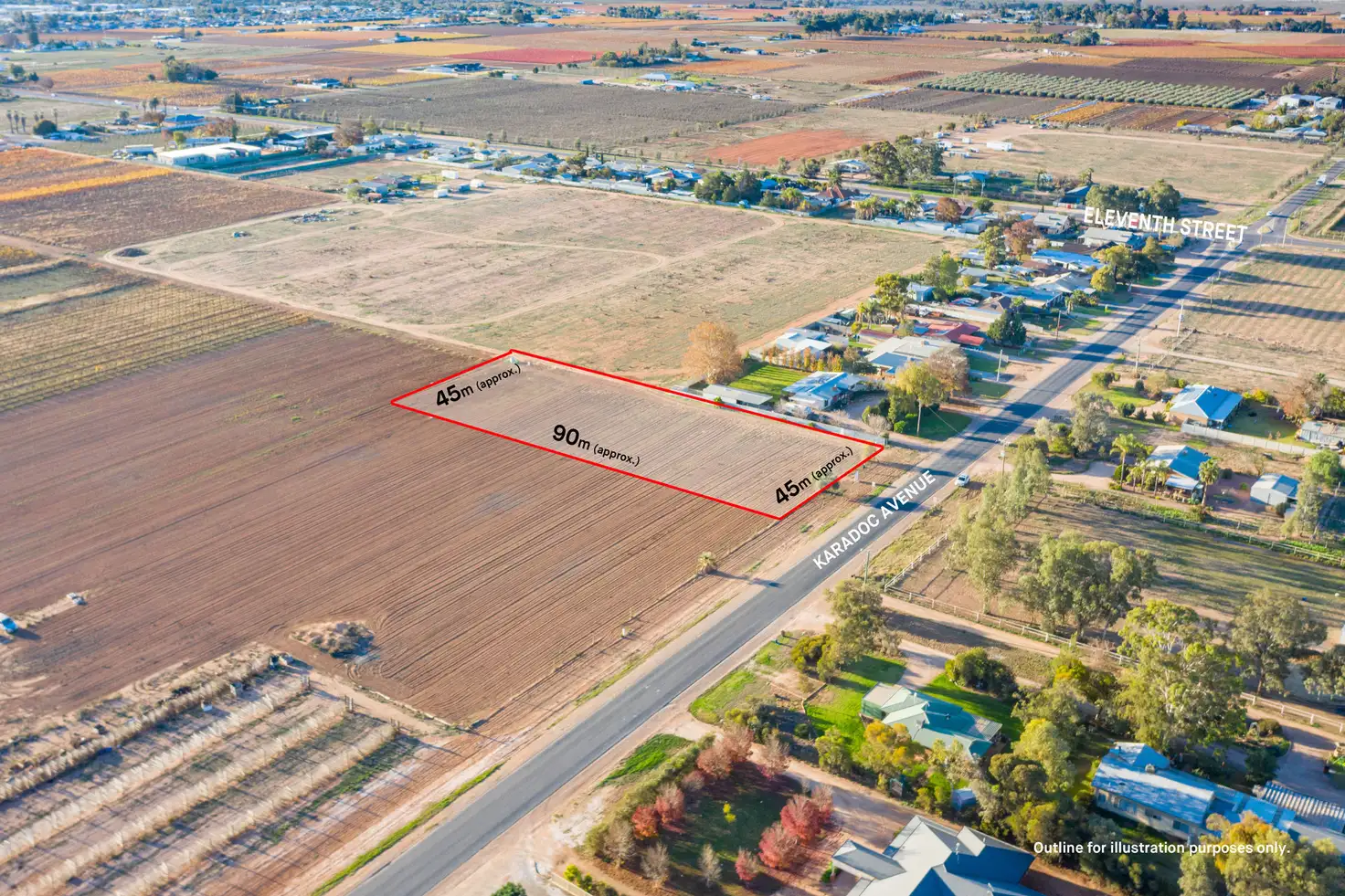 Main view of Homely land listing, 599 Karadoc Avenue, Irymple VIC 3498