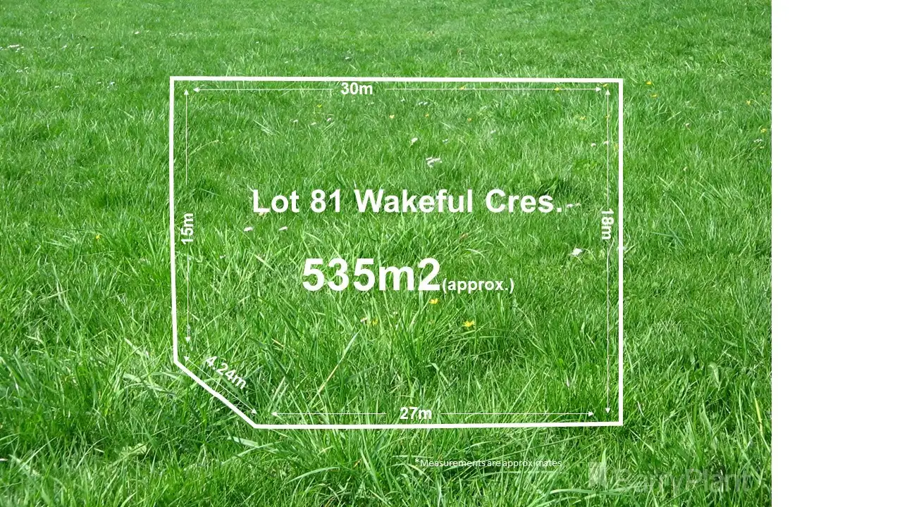Main view of Homely land listing, LOT 81 Wakeful Crescent, Drouin VIC 3818