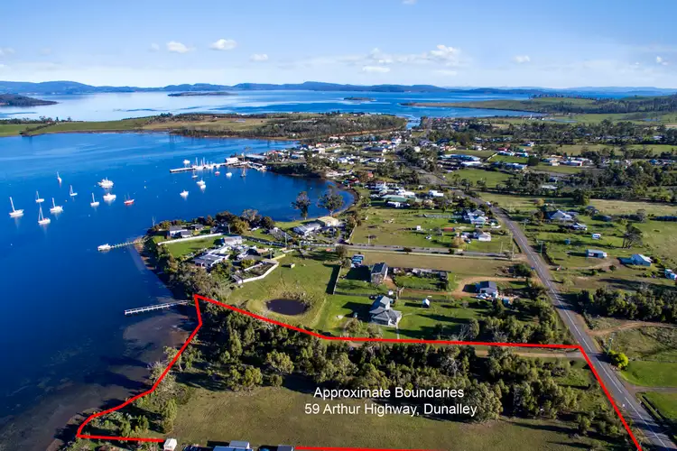 Third view of Homely land listing, 59 Arthur Highway, Dunalley TAS 7177