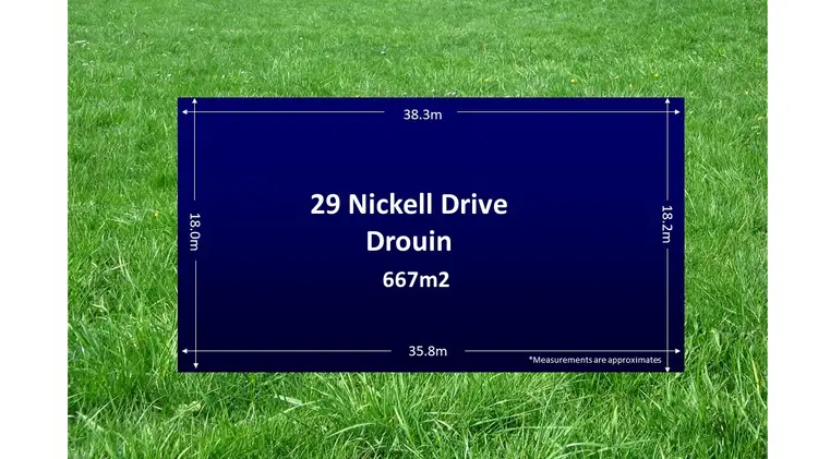 Main view of Homely land listing, 29 Nickell Court, Drouin VIC 3818