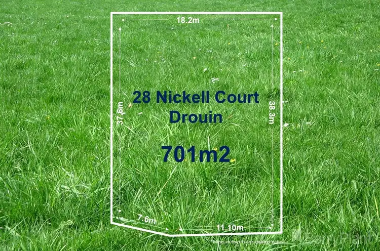 Main view of Homely land listing, 28 Nickell Court, Drouin VIC 3818