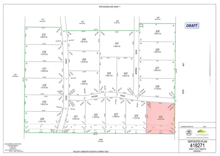 Second view of Homely land listing, LOT 525 Katuna Road, Marbelup WA 6330