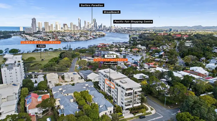 Second view of Homely apartment listing, 503/5 Chester Terrace, Southport QLD 4215