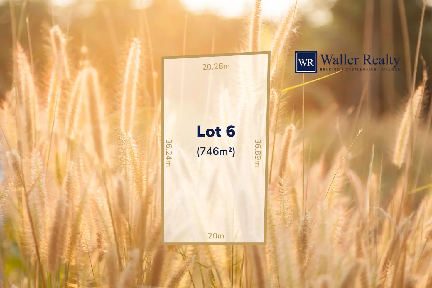 Main view of Homely land listing, 6 Hakea Drive, Castlemaine VIC 3450