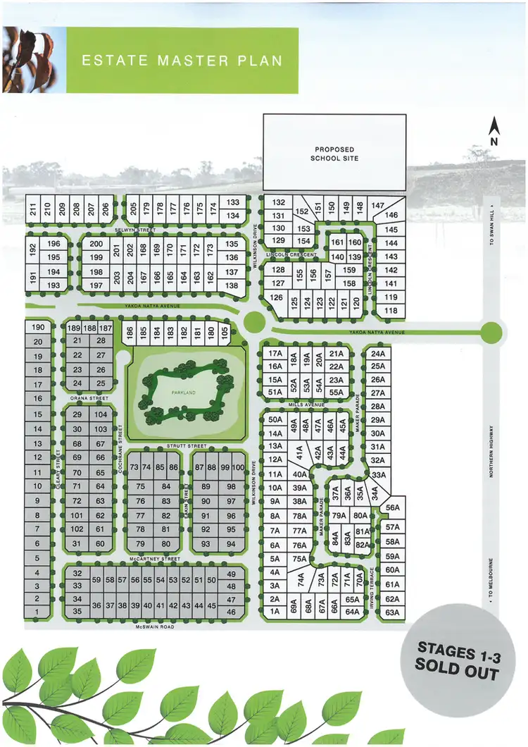 Third view of Homely land listing, LOT 184 Yakoa Natya Avenue, Echuca VIC 3564