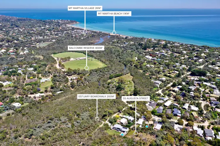 Second view of Homely land listing, 55 Augusta Street, Mount Martha VIC 3934