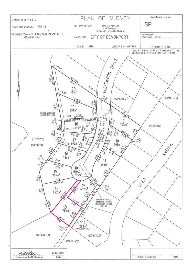Second view of Homely land listing, LOT 13, 35 Fleetwood Drive, Spreyton TAS 7310