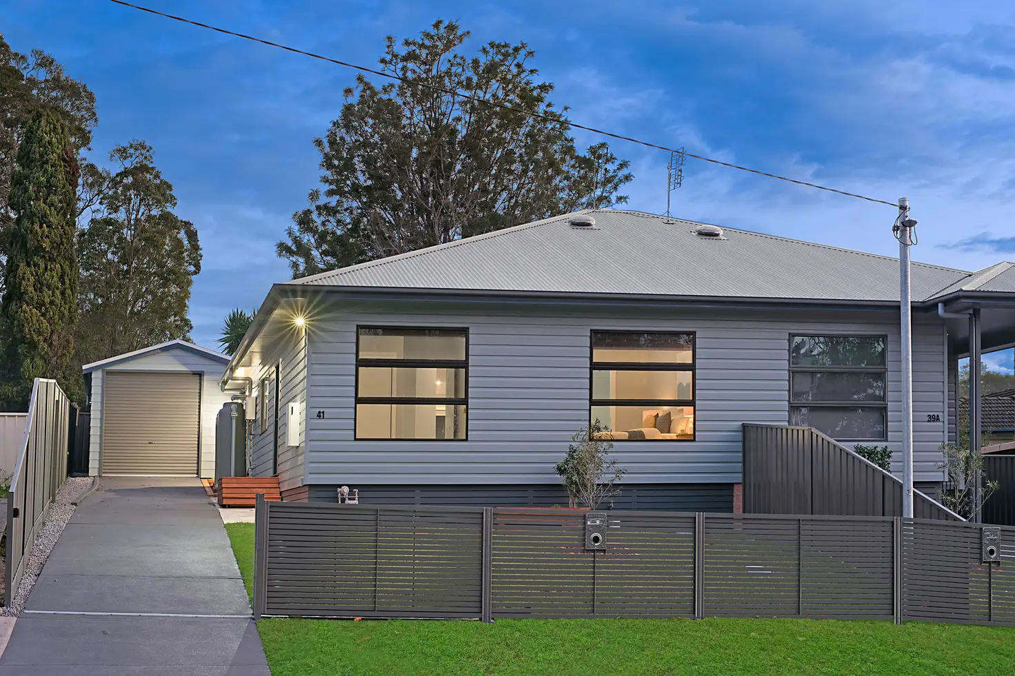 Main view of Homely semi-detached listing, 41 Allowah Street, Waratah West NSW 2298