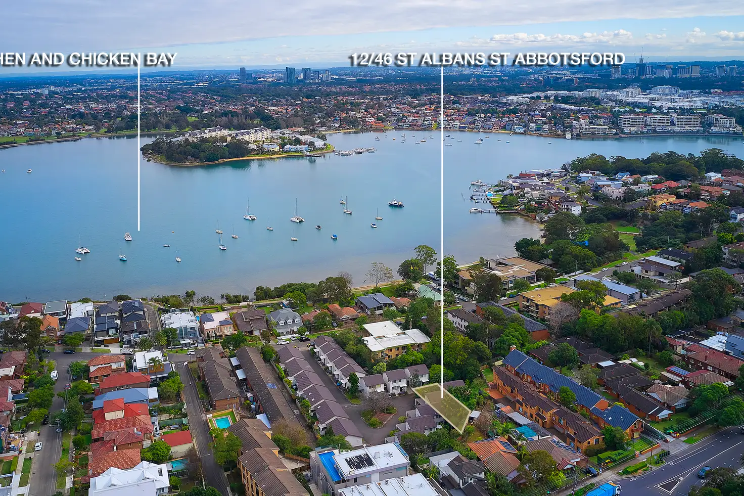 Main view of Homely townhouse listing, 12/46 St Albans Street, Abbotsford NSW 2046