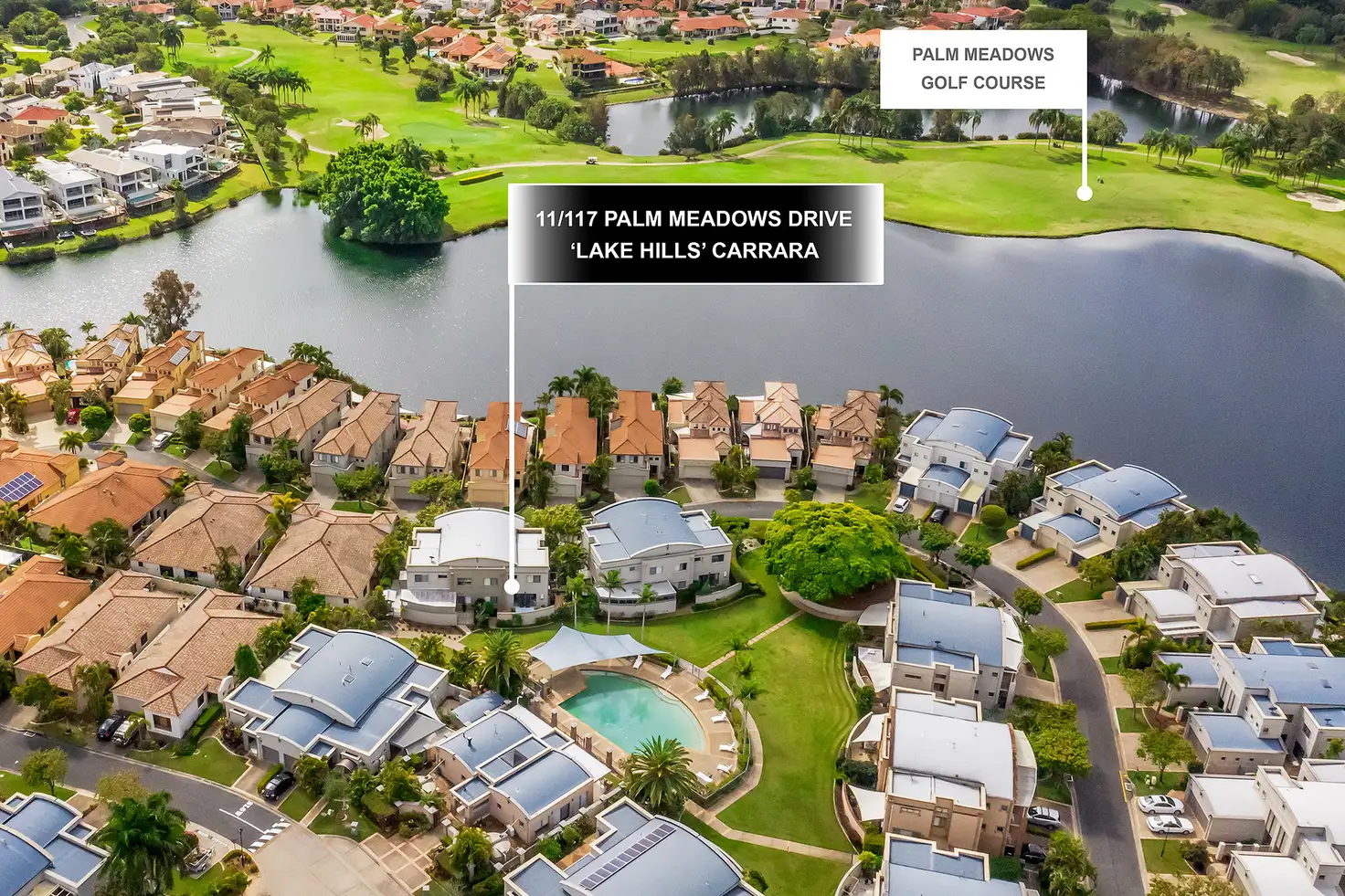 Main view of Homely townhouse listing, 11/117 Palm Meadows Drive, Carrara QLD 4211