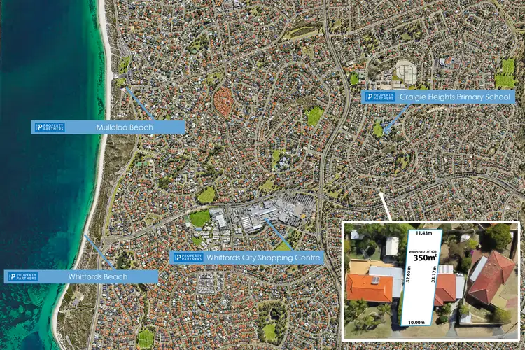 Third view of Homely land listing, LOT 623, 40 Seaflower Crescent, Craigie WA 6025
