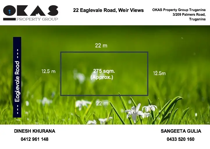 Main view of Homely land listing, 22 Eaglevale Road, Weir Views VIC 3338
