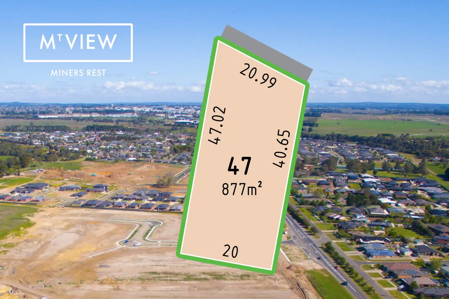 Main view of Homely land listing, LOT 47 Jurify Court, Miners Rest VIC 3352