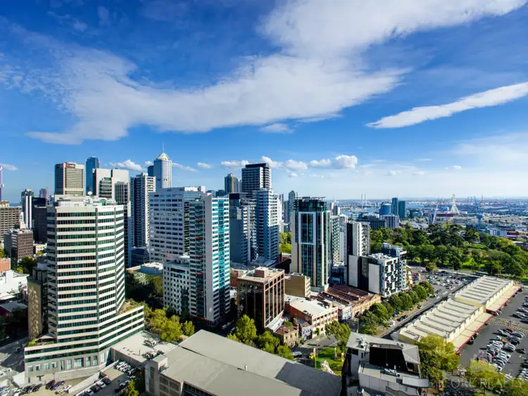 Third view of Homely apartment listing, 2802/155 Franklin Street, Melbourne VIC 3000