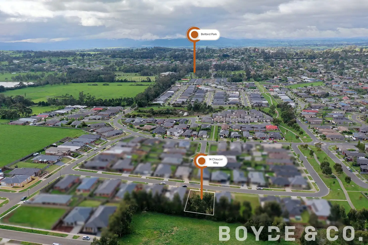 Main view of Homely land listing, 14 Chaucer Way, Drouin VIC 3818