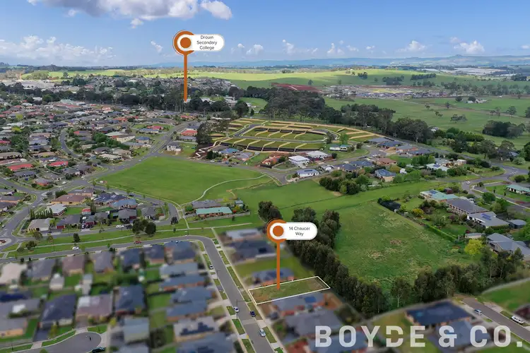 Fourth view of Homely land listing, 14 Chaucer Way, Drouin VIC 3818