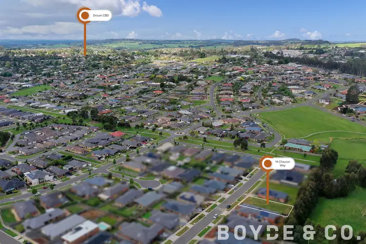 Fifth view of Homely land listing, 14 Chaucer Way, Drouin VIC 3818