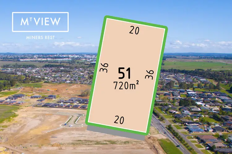 LOT 51 Aquiver Terrace, Miners Rest VIC 3352