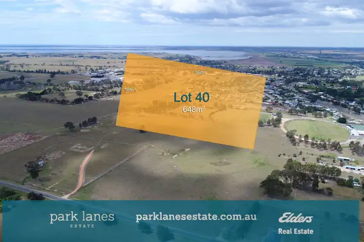 Main view of Homely land listing, LOT 40 Park Lanes Estate, Lucknow VIC 3875
