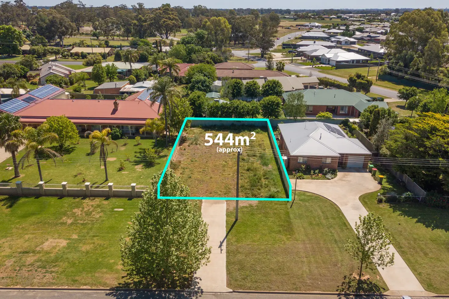 Main view of Homely land listing, 71 Federation Avenue, Corowa NSW 2646