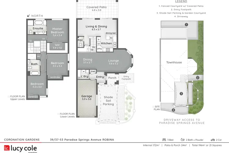 Third view of Homely townhouse listing, 39/37-53 Paradise Springs Avenue, Robina QLD 4226