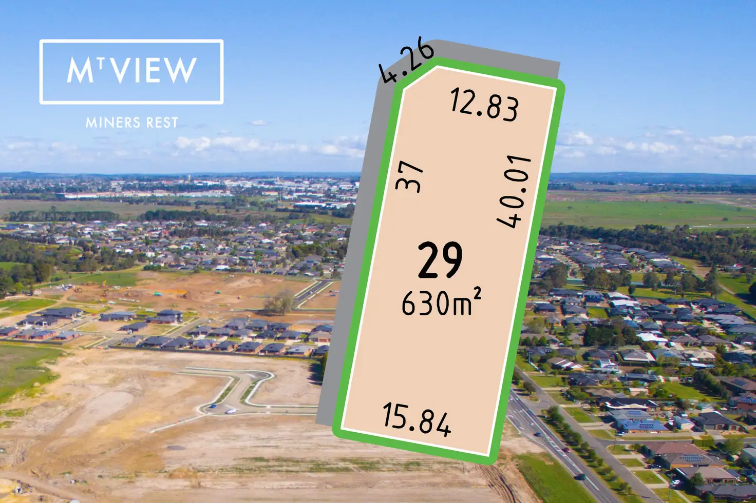 Main view of Homely land listing, LOT 29 Aquiver Terrace West, Miners Rest VIC 3352