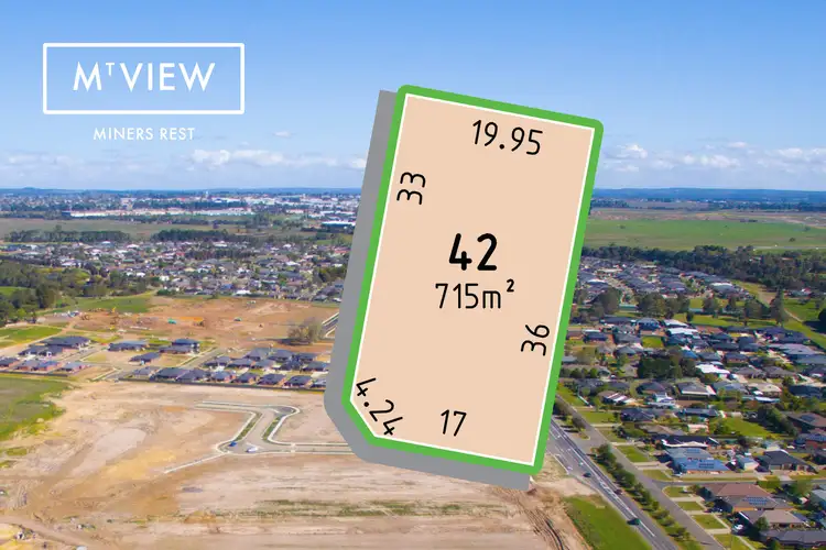LOT 42 Aquiver Terrace, Miners Rest VIC 3352