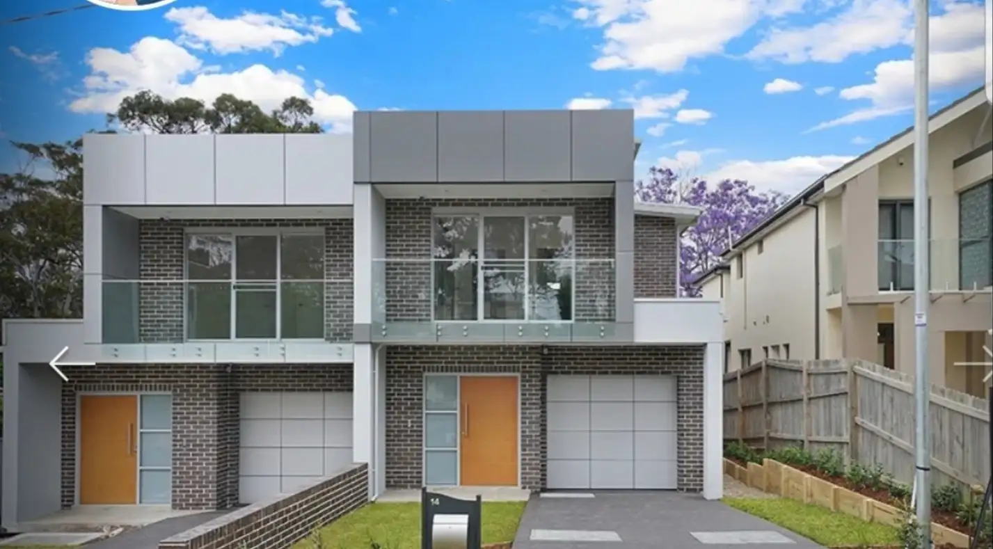 Main view of Homely semi-detached listing, 14 Joseph Street, Rydalmere NSW 2116